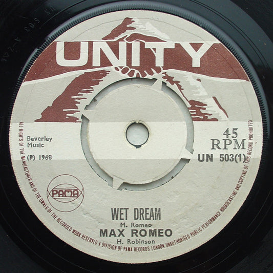 Max Romeo : Wet Dream (7", Single, 4-P)