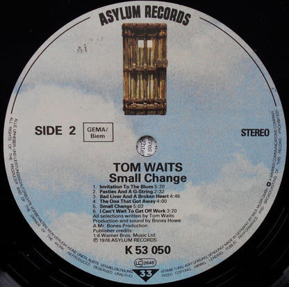 Tom Waits : Small Change (LP, Album, RE)