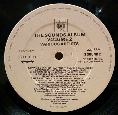 Various : Sounds Like A Good Album To Us (LP, Comp, Promo)