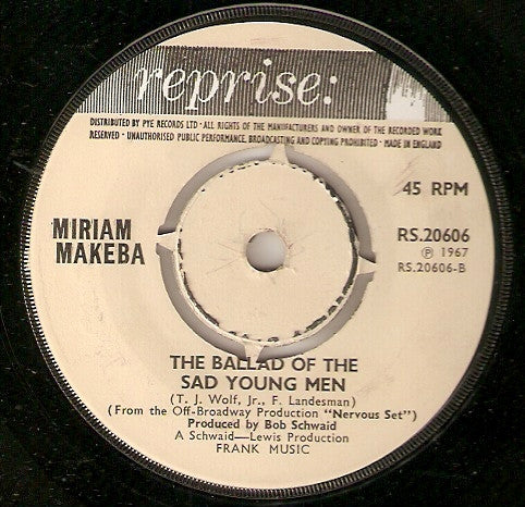 Miriam Makeba : Pata Pata (7", Single)