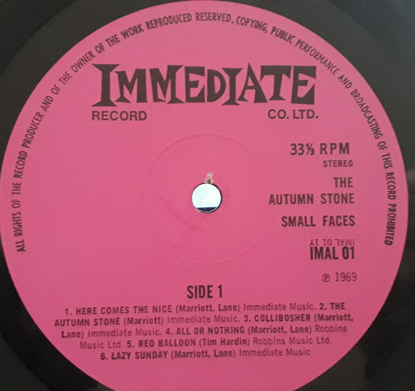 Small Faces : The Autumn Stone (2xLP, Comp)