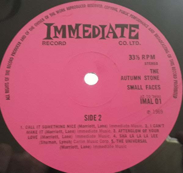 Small Faces : The Autumn Stone (2xLP, Comp)