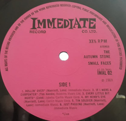 Small Faces : The Autumn Stone (2xLP, Comp)