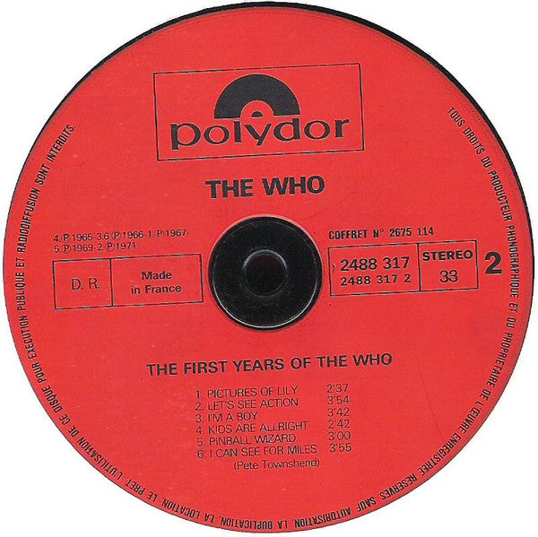 The Who : The Best Of The Last Ten Years / '64 - '74 (2xLP, Comp)