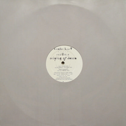 Dr. Timothy Leary Meets The Grid : Origins Of Dance (12")