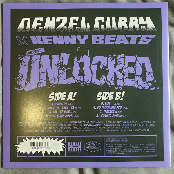 Denzel Curry X Kenny Beats : Unlocked (LP, EP, Ltd, Pic, S/Edition)