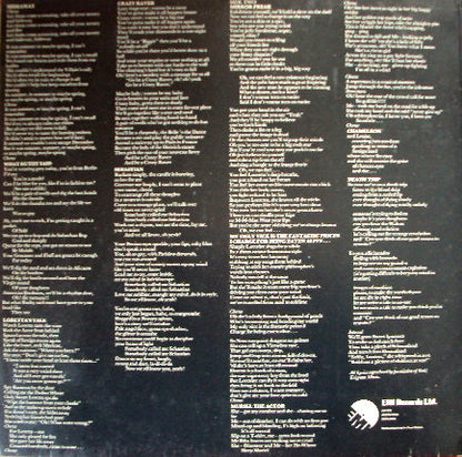 Cockney Rebel : The Human Menagerie (LP, Album, Gat)
