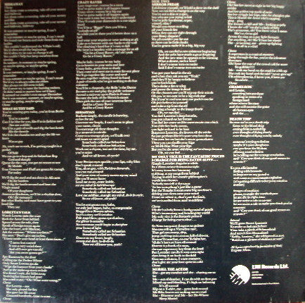 Cockney Rebel : The Human Menagerie (LP, Album, Gat)