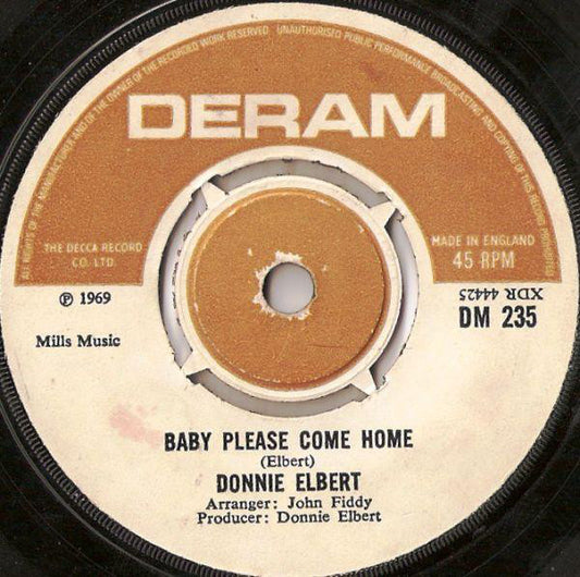 Donnie Elbert : Without You (7", Single)