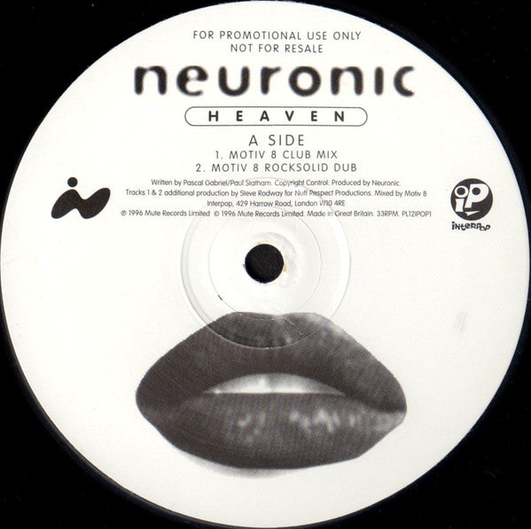 Neuronic : Heaven (12", Promo)