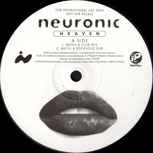 Neuronic : Heaven (12", Promo)