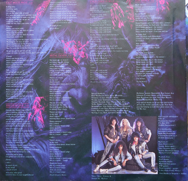 Warlock (2) : Triumph And Agony (LP, RP)