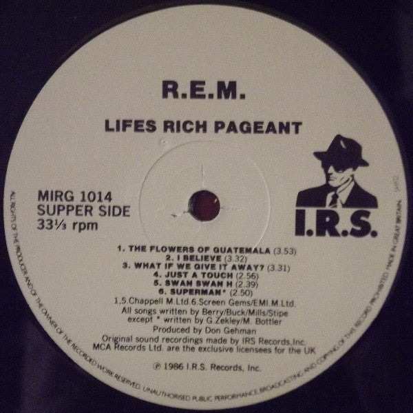 R.E.M. : Lifes Rich Pageant (LP, Album)