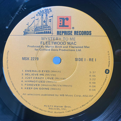 Fleetwood Mac : Mystery To Me (LP, Album, RE, Jac)