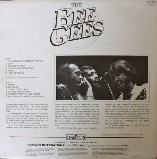 The Bee Gees* : I've Gotta Get A Message To You (LP, Album, Comp, RE)
