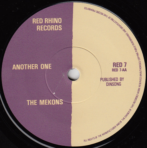 The Mekons : Snow / Another One (7", Single)