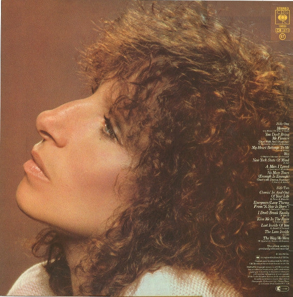 Barbra Streisand : Love Songs (LP, Album, Comp, Sun)