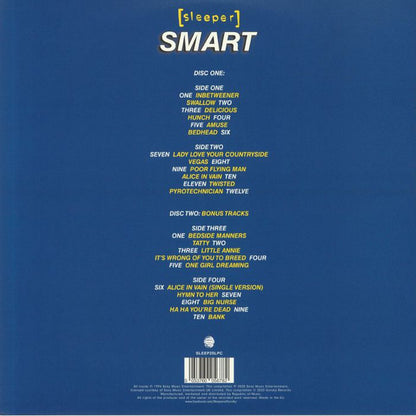 [sleeper]* : Smart (LP, Album, RE, Cle + LP, Comp, Cle + Ltd, 25t)