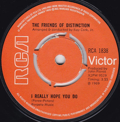 The Friends Of Distinction : Grazing In The Grass (7", Single, Mono)