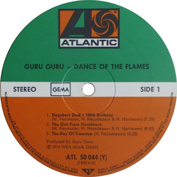 Guru Guru : Dance Of The Flames (LP, Album)