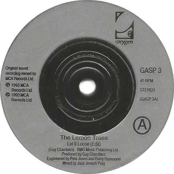 The Lemon Trees : Let It Loose (7", Single, Inj)