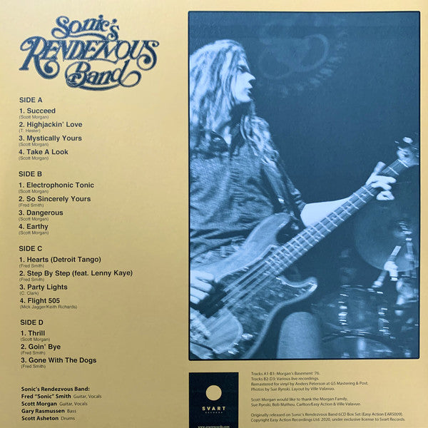 Sonic's Rendezvous Band : Detroit Tango (2xLP, Comp, Dlx, RE, RM)