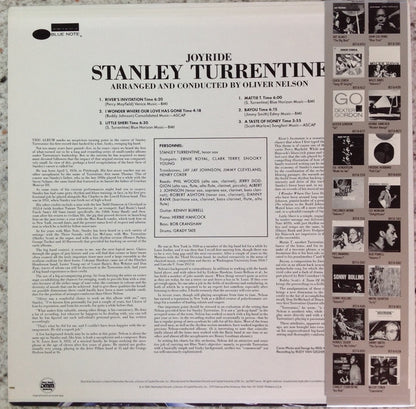 Stanley Turrentine : Joyride (LP, Album, RE, RM, DMM)