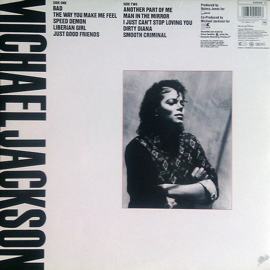 Michael Jackson : Bad (LP, Album, Gat)