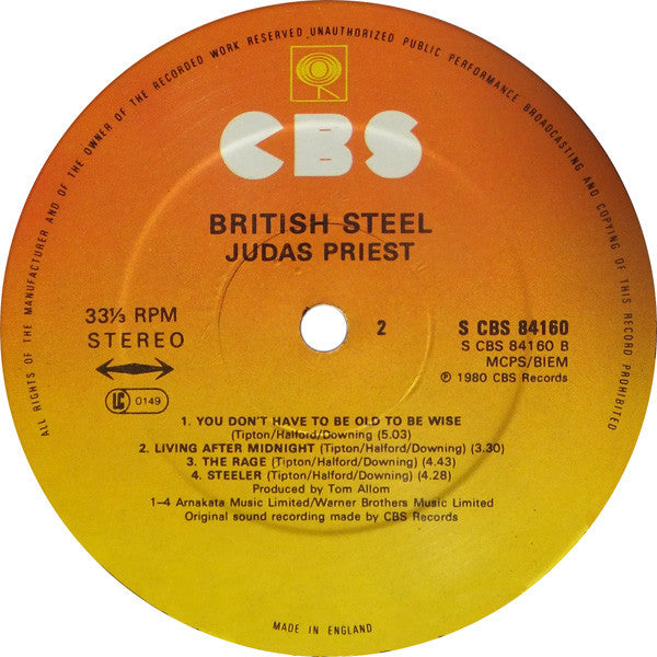 Judas Priest : British Steel (LP, Album)