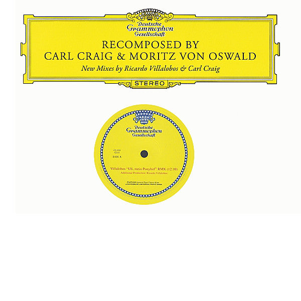 Carl Craig & Moritz von Oswald : ReComposed (New Mixes By Ricardo Villalobos & Carl Craig) (12")