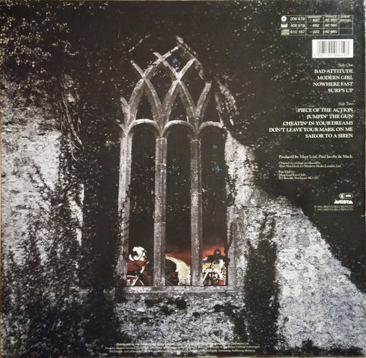 Meat Loaf : Bad Attitude (LP, Album)