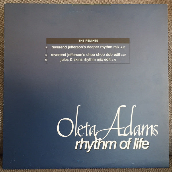 Oleta Adams : Rhythm Of Life (The Remixes) (12", Promo)