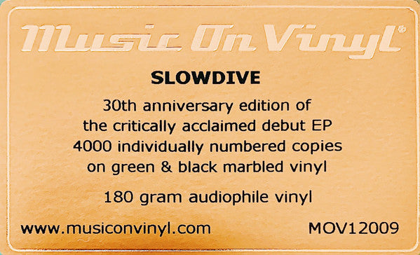 Slowdive : Slowdive EP (12", EP, RSD, Ltd, Num, RE, Gre)