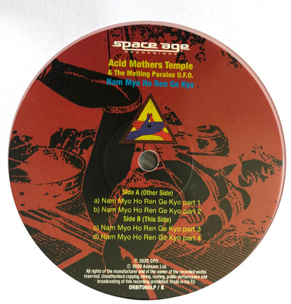 Acid Mothers Temple & The Melting Paraiso UFO : Nam Myo Ho Ren Ge Kyo (2xLP, RSD, RE, RM, Pin)