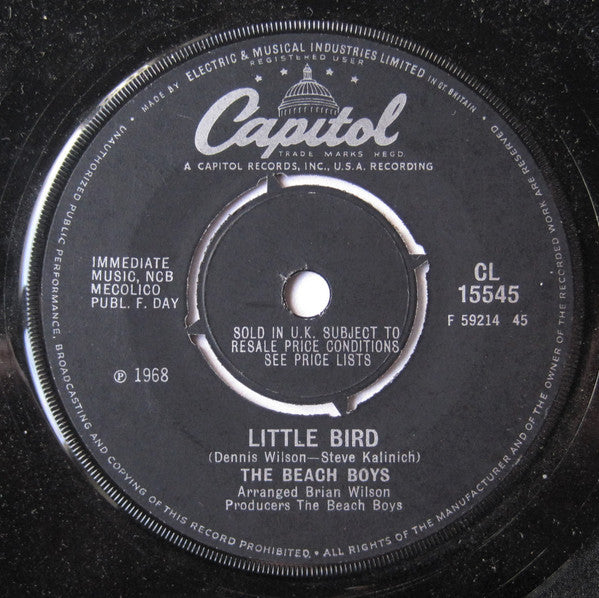 The Beach Boys : Friends / Little Bird (7", Single)