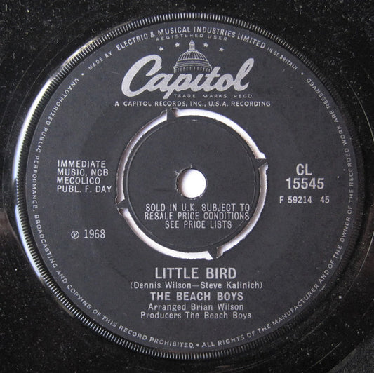 The Beach Boys : Friends / Little Bird (7", Single)