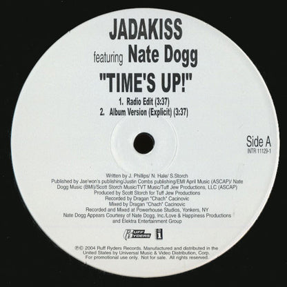 Jadakiss : Time's Up (12", Promo)