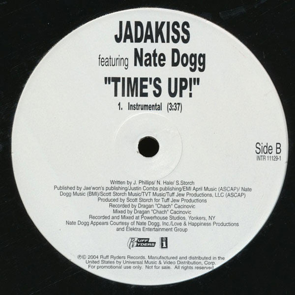Jadakiss : Time's Up (12", Promo)