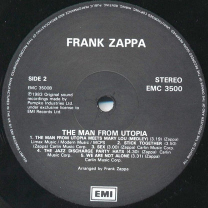 Zappa* : The Man From Utopia (LP, Album, RE, RM)