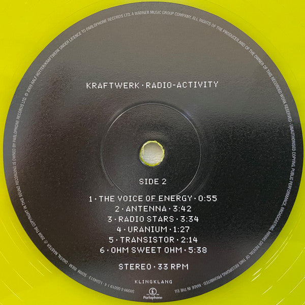 Kraftwerk : Radio-Activity (LP, Album, Ltd, RE, RP, S/Edition, Yel)