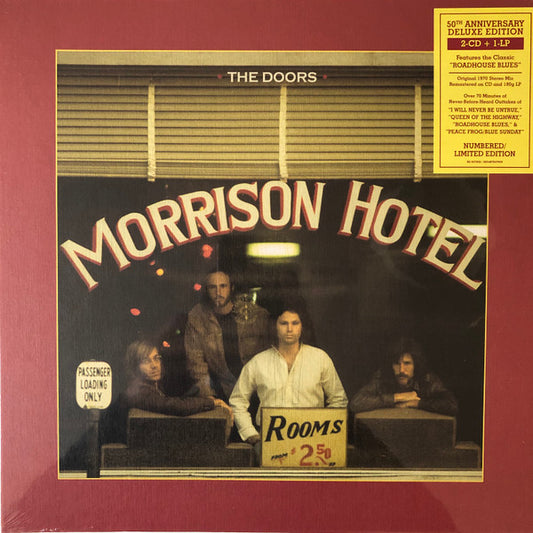 The Doors : Morrison Hotel (Dlx, Ltd, Num, 50t + LP, Album, RE, RM + CD, Album)