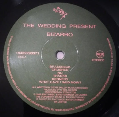 The Wedding Present : Bizarro (LP, Album, RE)