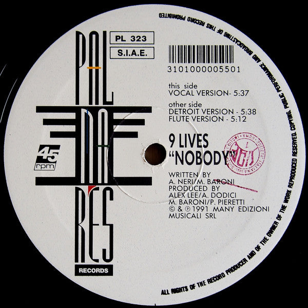 9 Lives : Nobody (12")