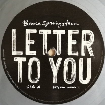 Bruce Springsteen : Letter To You (LP, Gra + LP, S/Sided, Etch, Gra + Album, Ltd)