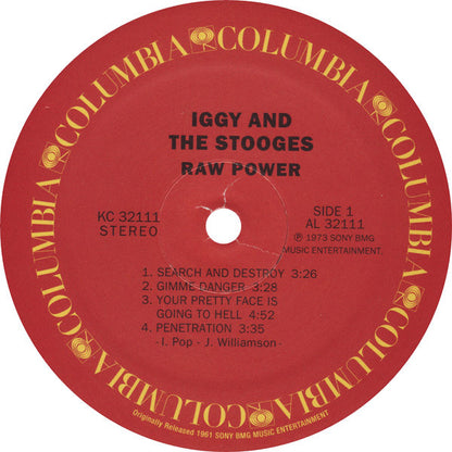 The Stooges : Raw Power (LP, Album, RE, URP)