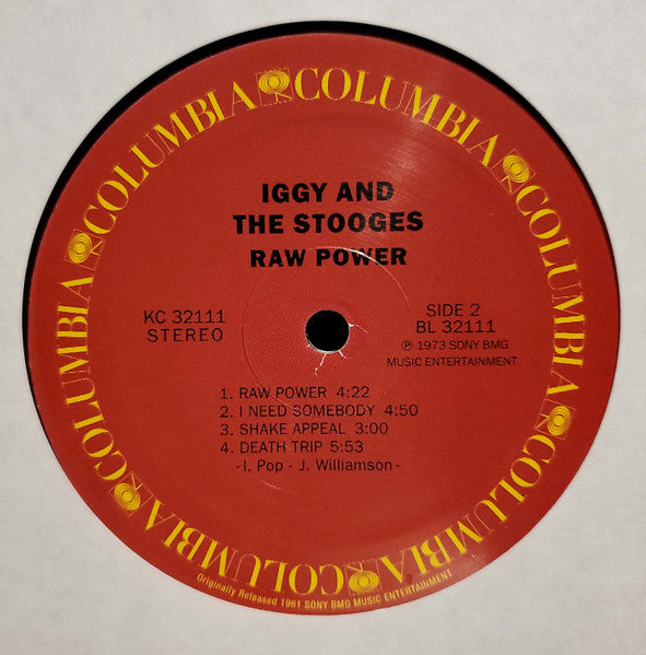 The Stooges : Raw Power (LP, Album, RE, URP)