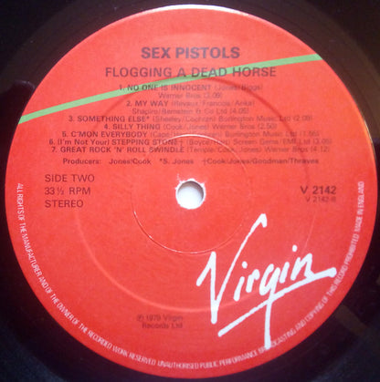 Sex Pistols : Flogging A Dead Horse (LP, Comp)