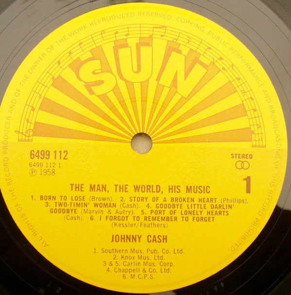 Johnny Cash : The Man, The World, His Music (2xLP, Comp)