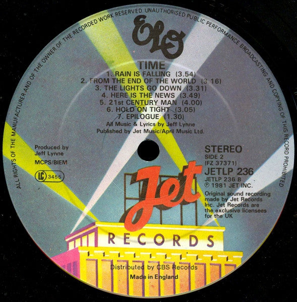 Electric Light Orchestra : Time (LP, Album)