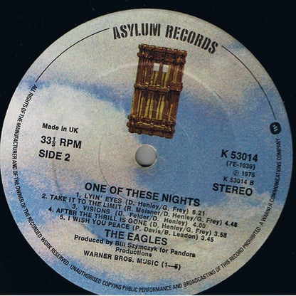 Eagles : One Of These Nights (LP, Album, RE)